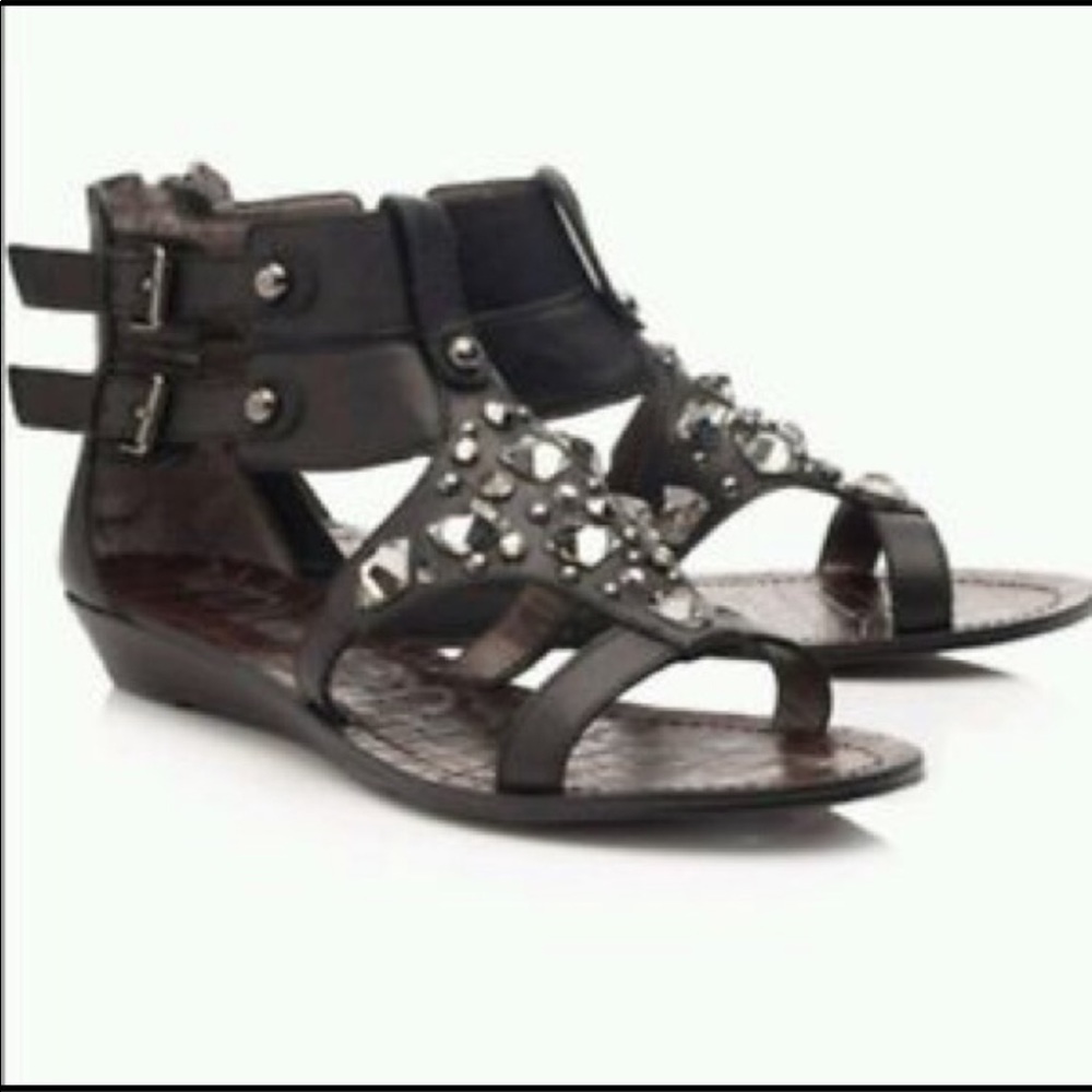 Sam Edelman Daria Jeweled Gladiator Sandals 7